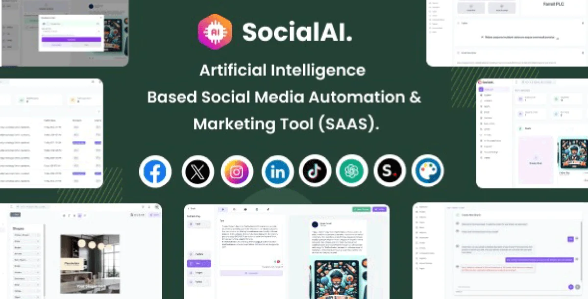 SocialAI Social Media Automation SaaS