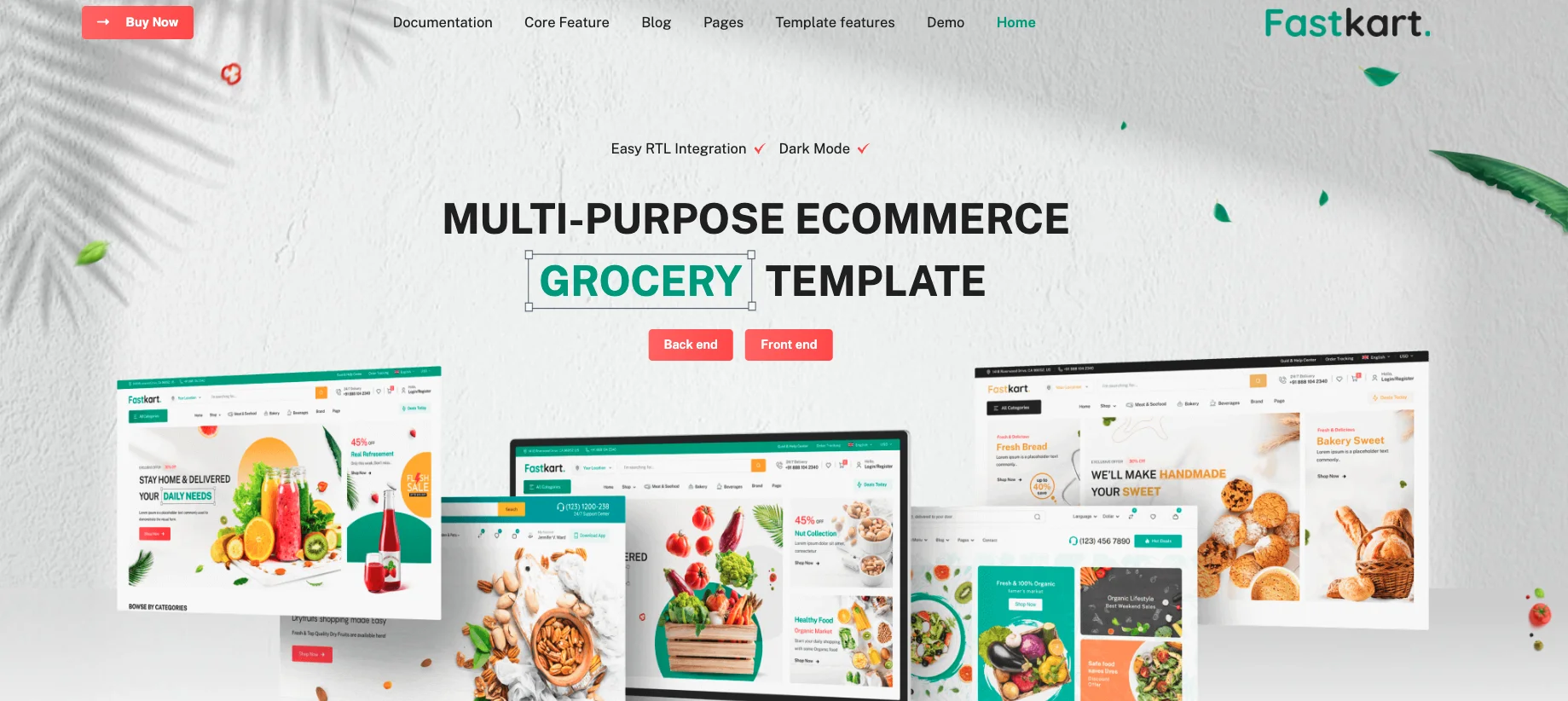 Fastkart HTML CSS template
