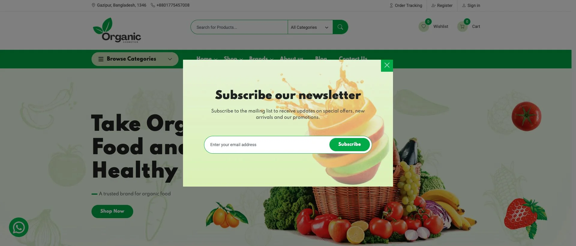 Organic Healthy Food Shop - Ecom 16