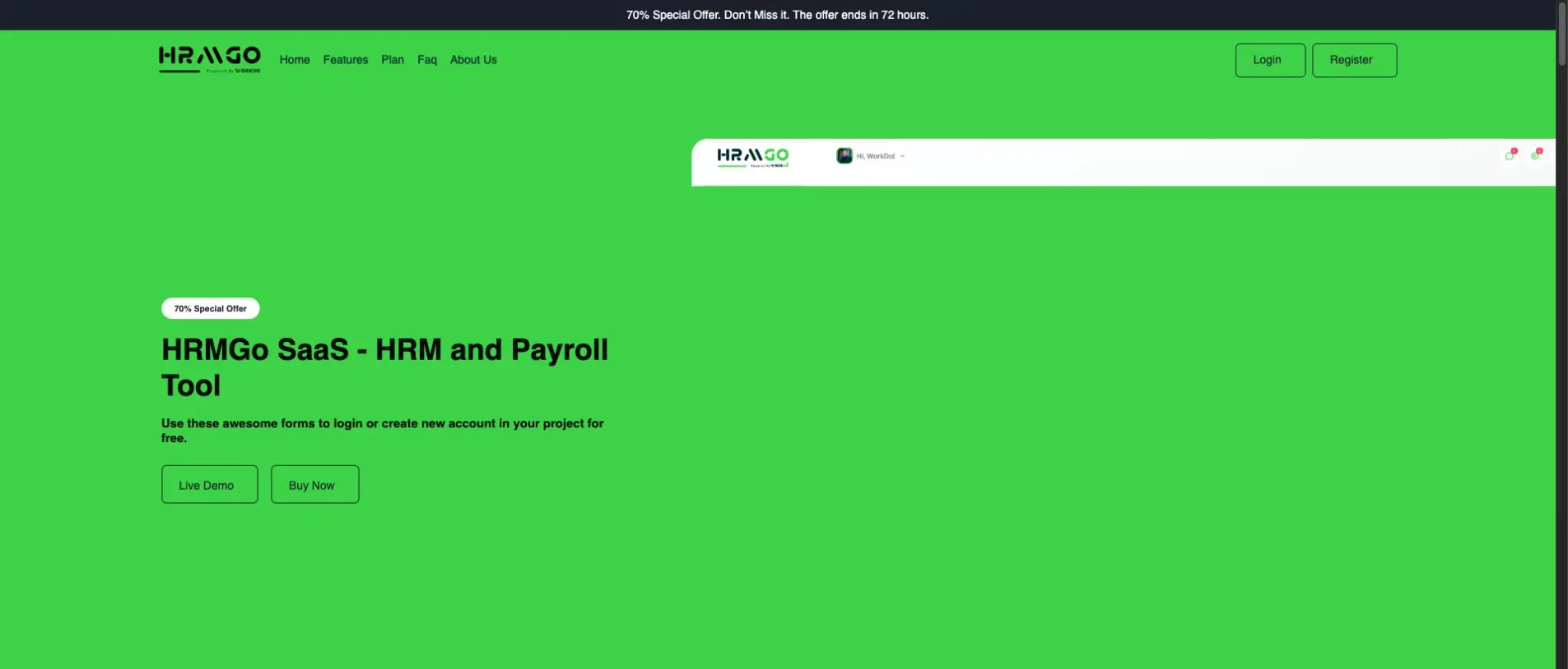 HRMGo SaaS - HRM and Payroll Tool