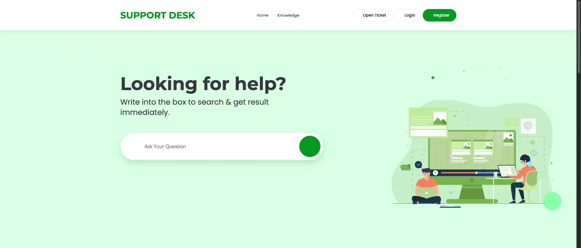 SupportDesk - Customer Support Ticket System