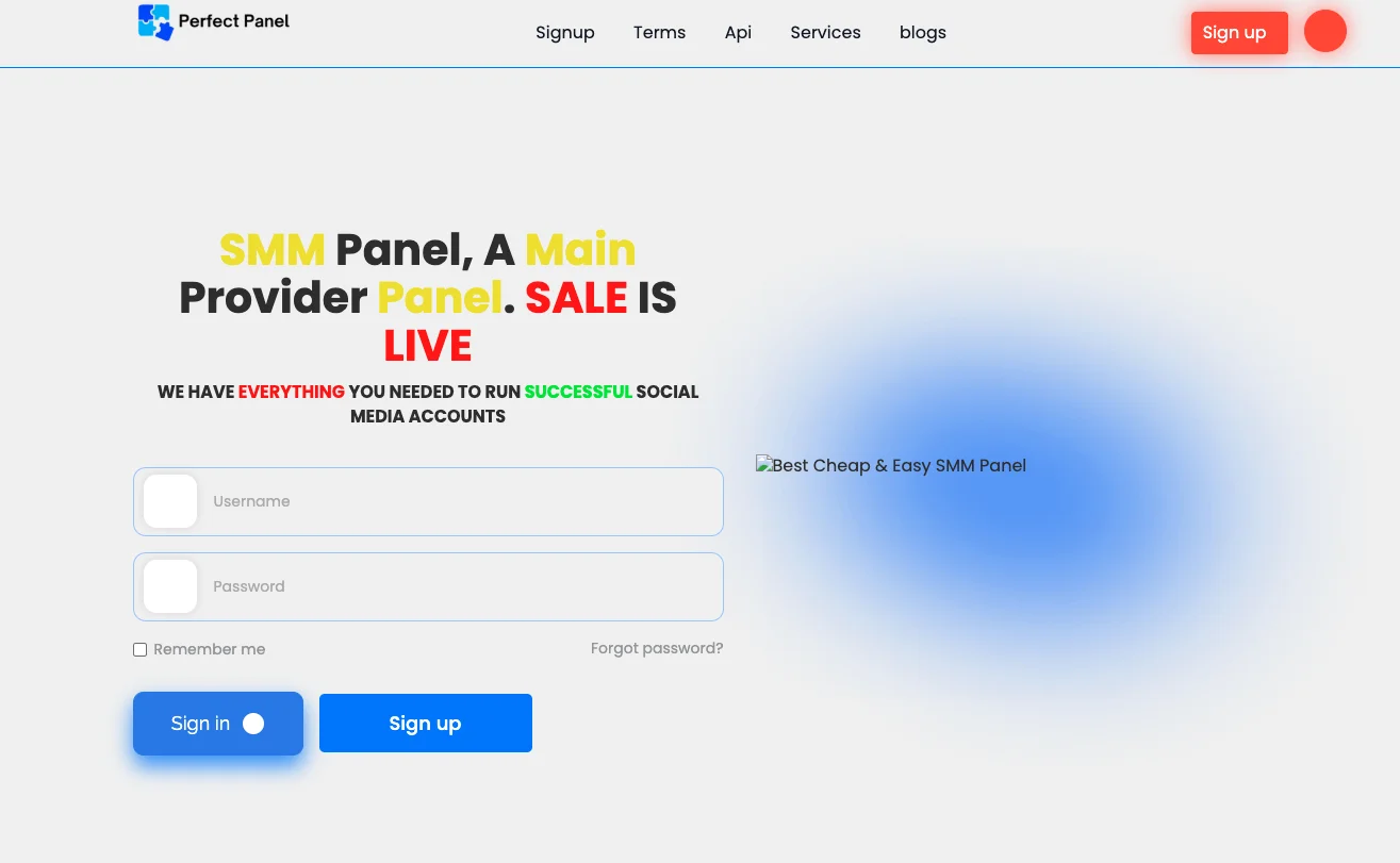 SMMFollow perfect panel