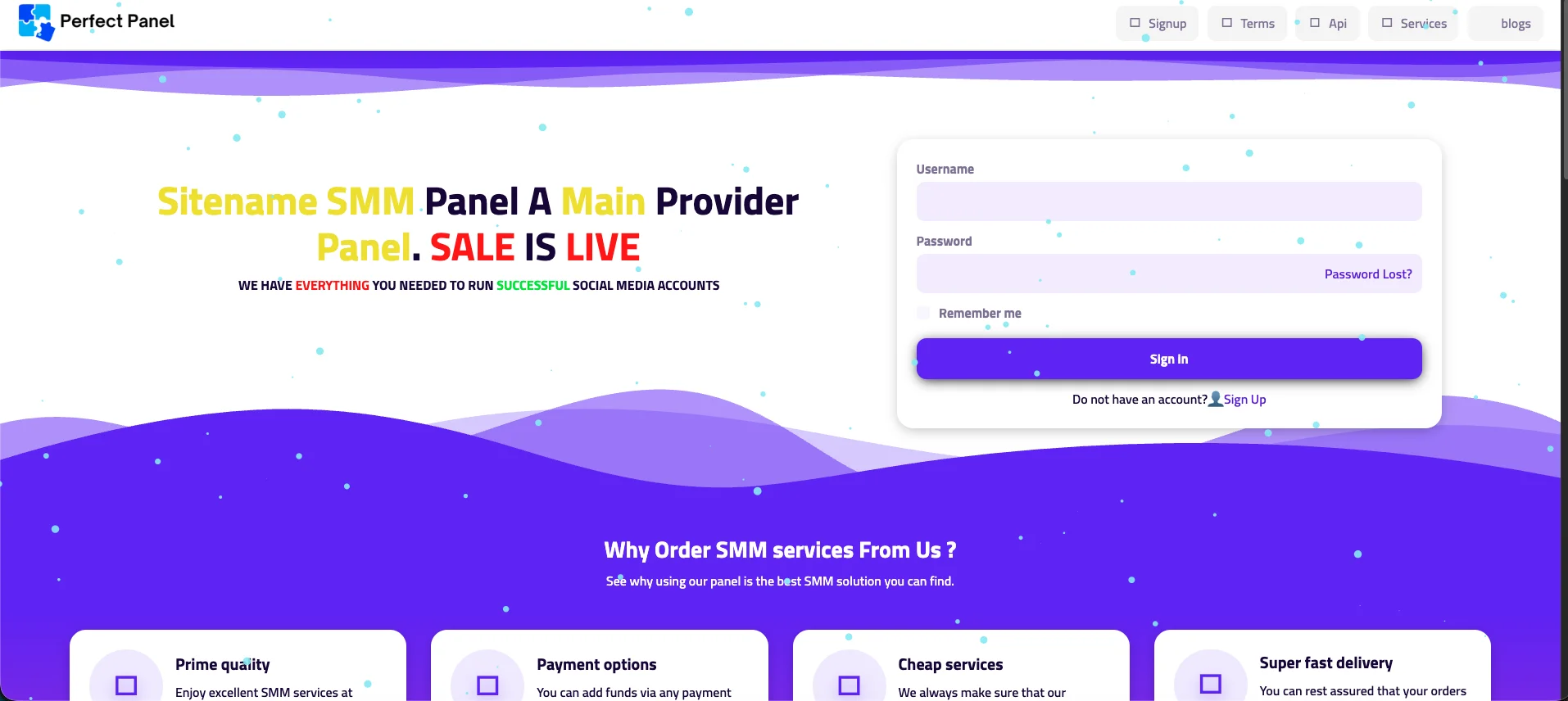 Simplifyv2 SMM perfect panel