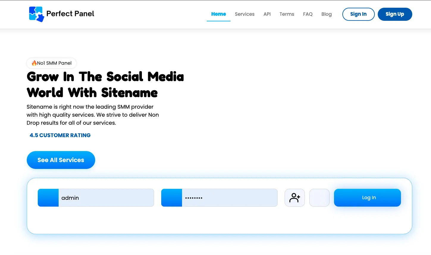 Snfollows SMM perfect panel